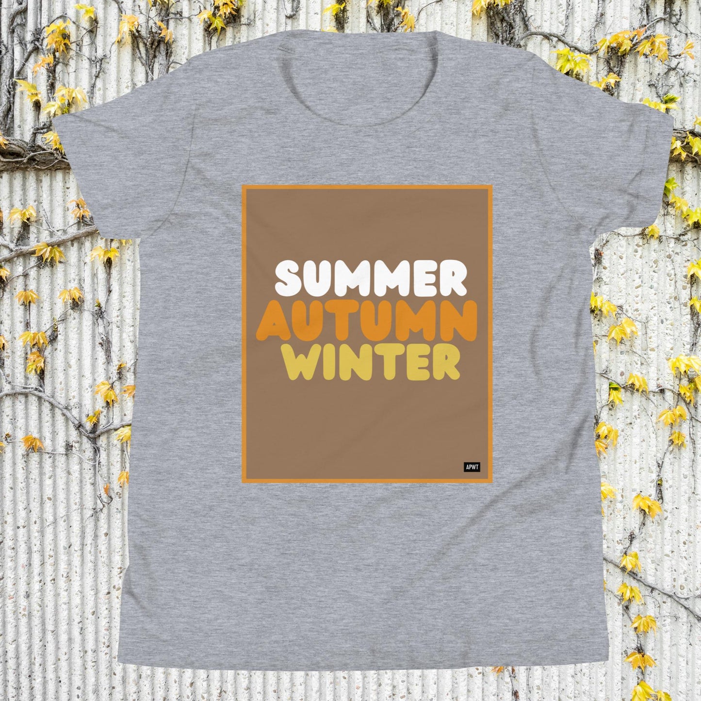 Autumn Kids in Brown Unisex T-Shirt - Available in Assorted Colors