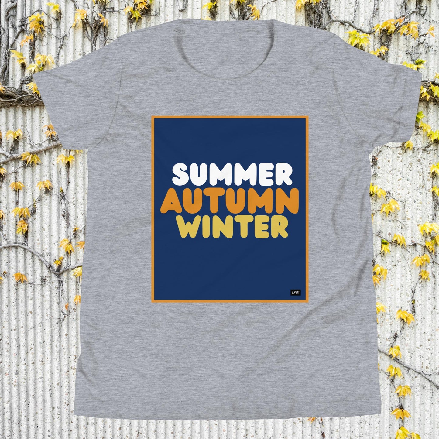 Autumn Kids in Blue Unisex T-Shirt - Available in Assorted Colors