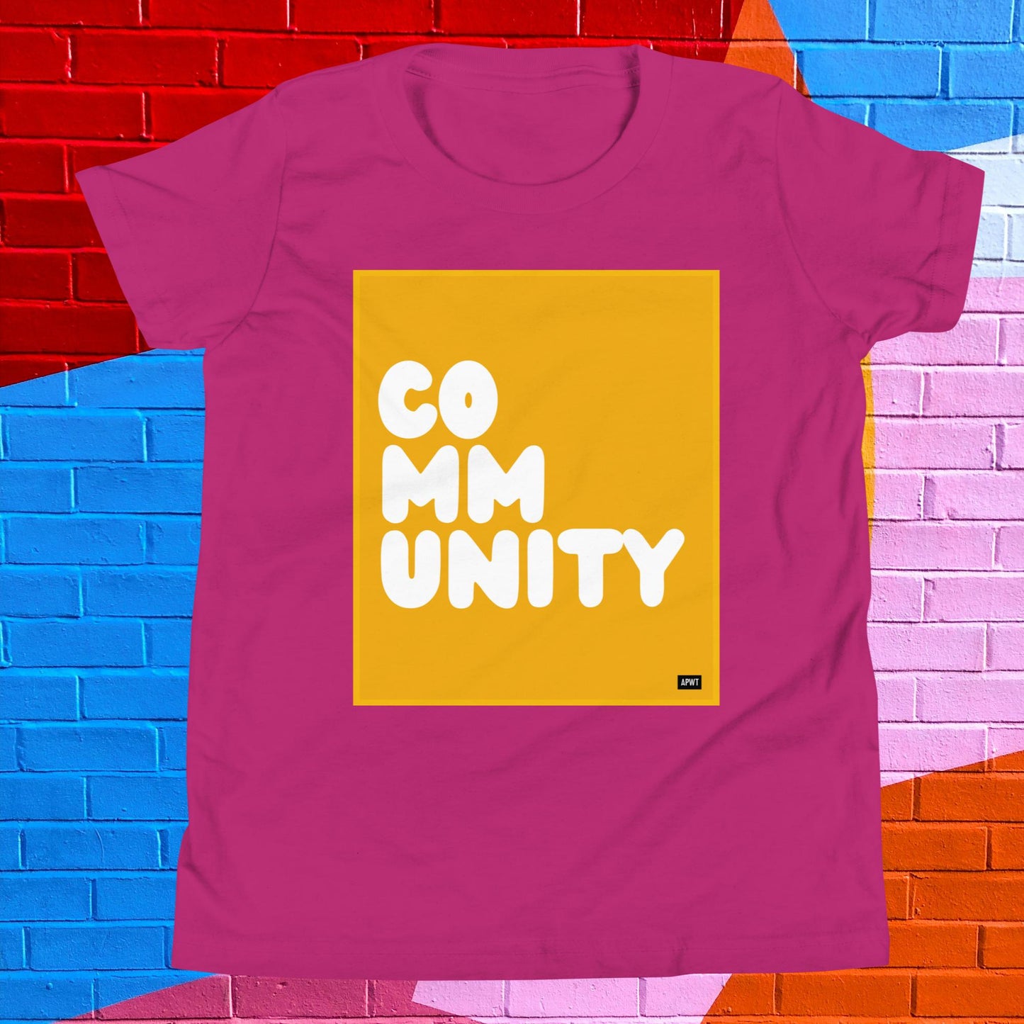 Community Kids in Autumn Leaves Unisex T-Shirt - Available in Assorted Colors