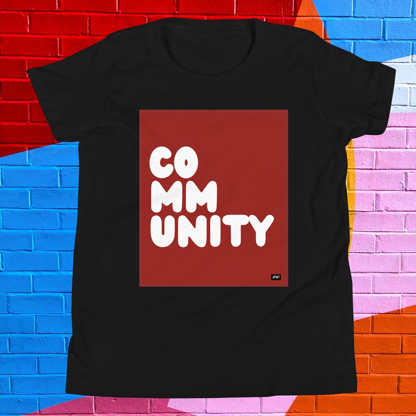 Community Kids in Apple Red Unisex T-Shirt - Available in Assorted Colors