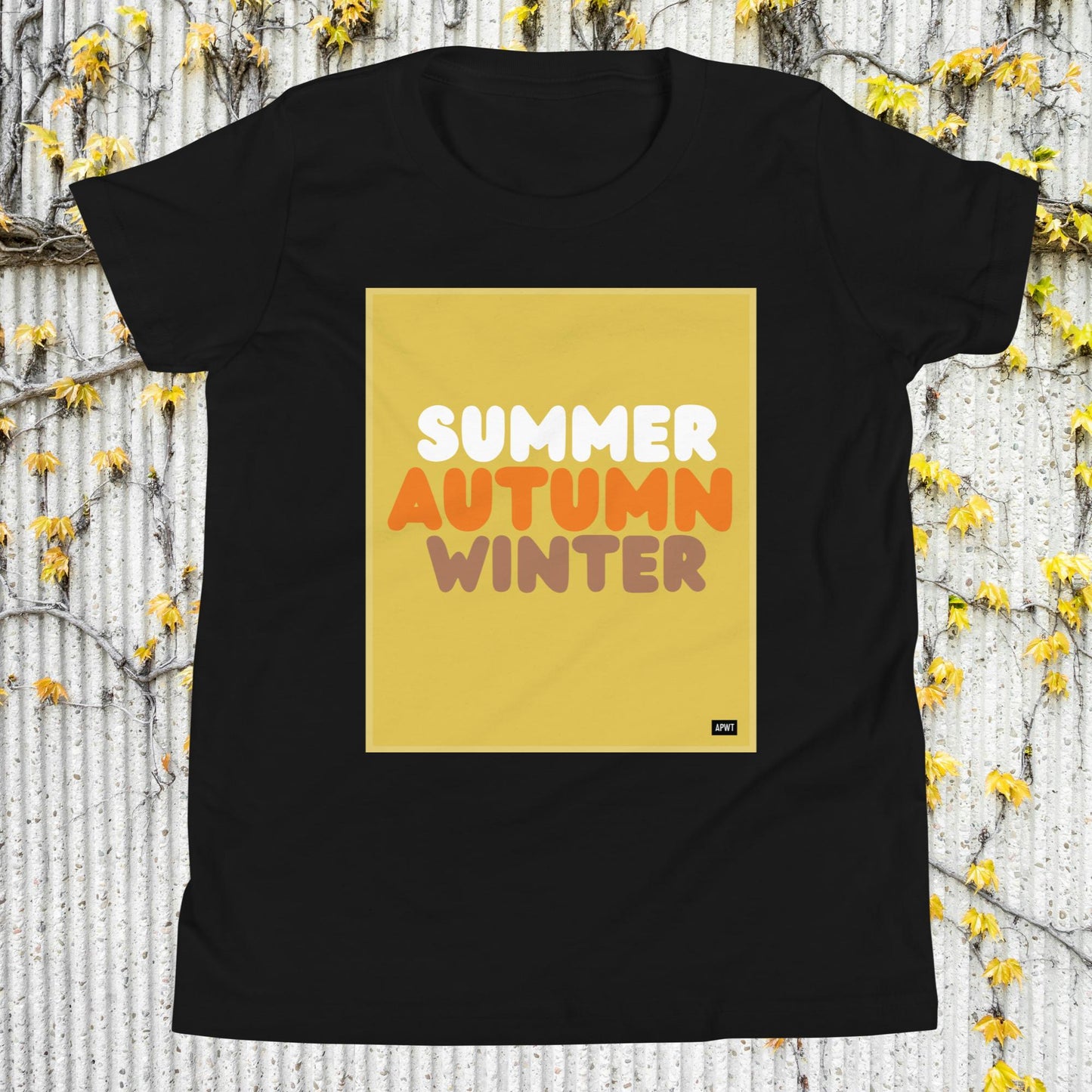 Autumn Kids in Yellow Unisex T-Shirt - Available in Assorted Colors