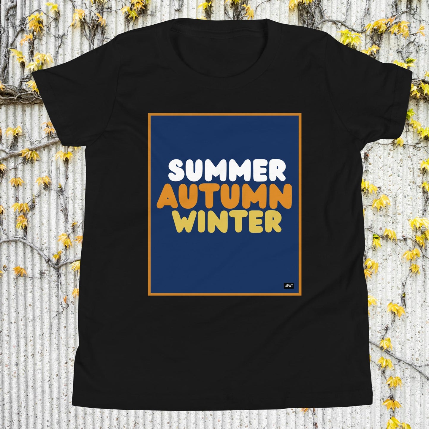 Autumn Kids in Blue Unisex T-Shirt - Available in Assorted Colors
