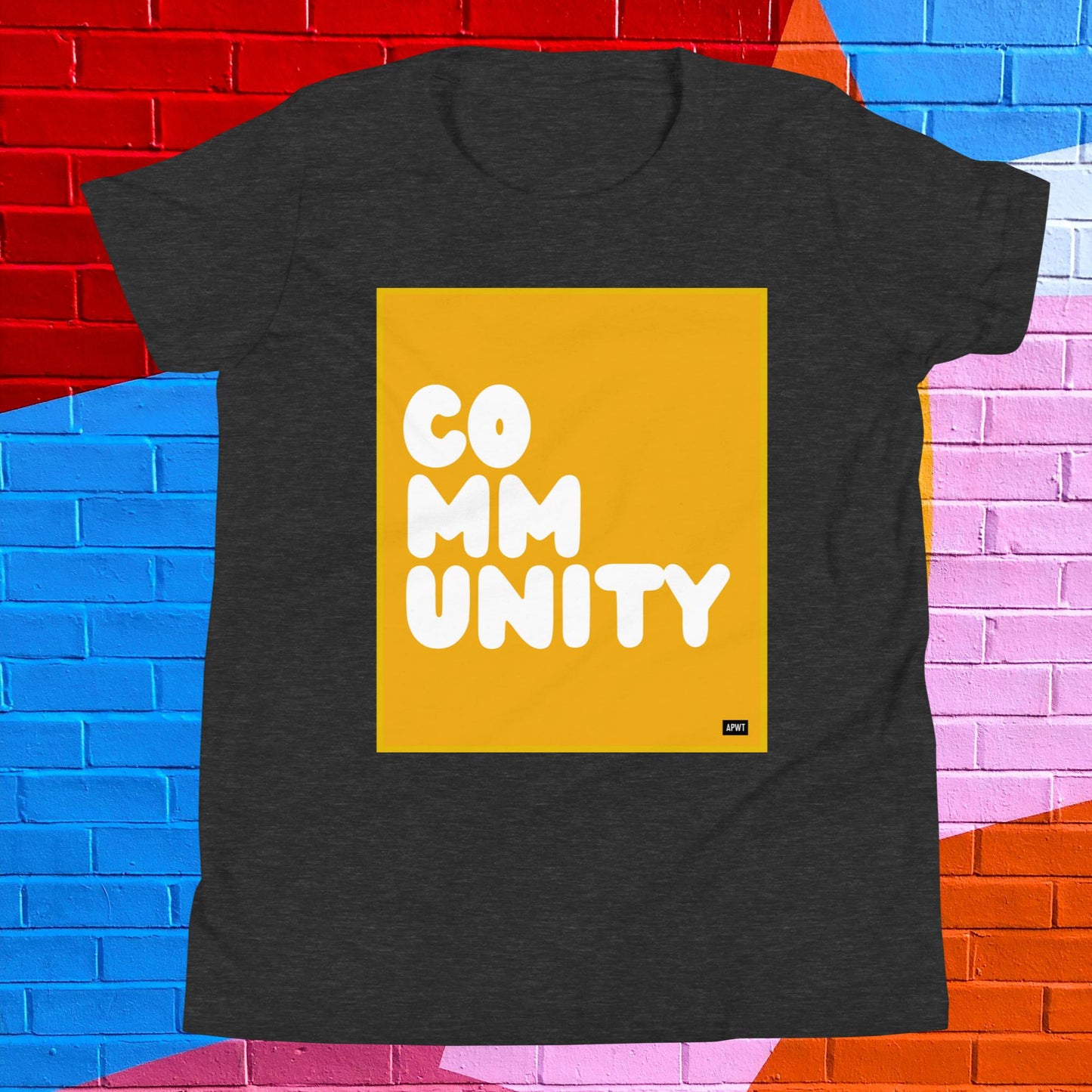 Community Kids in Autumn Leaves Unisex T-Shirt - Available in Assorted Colors