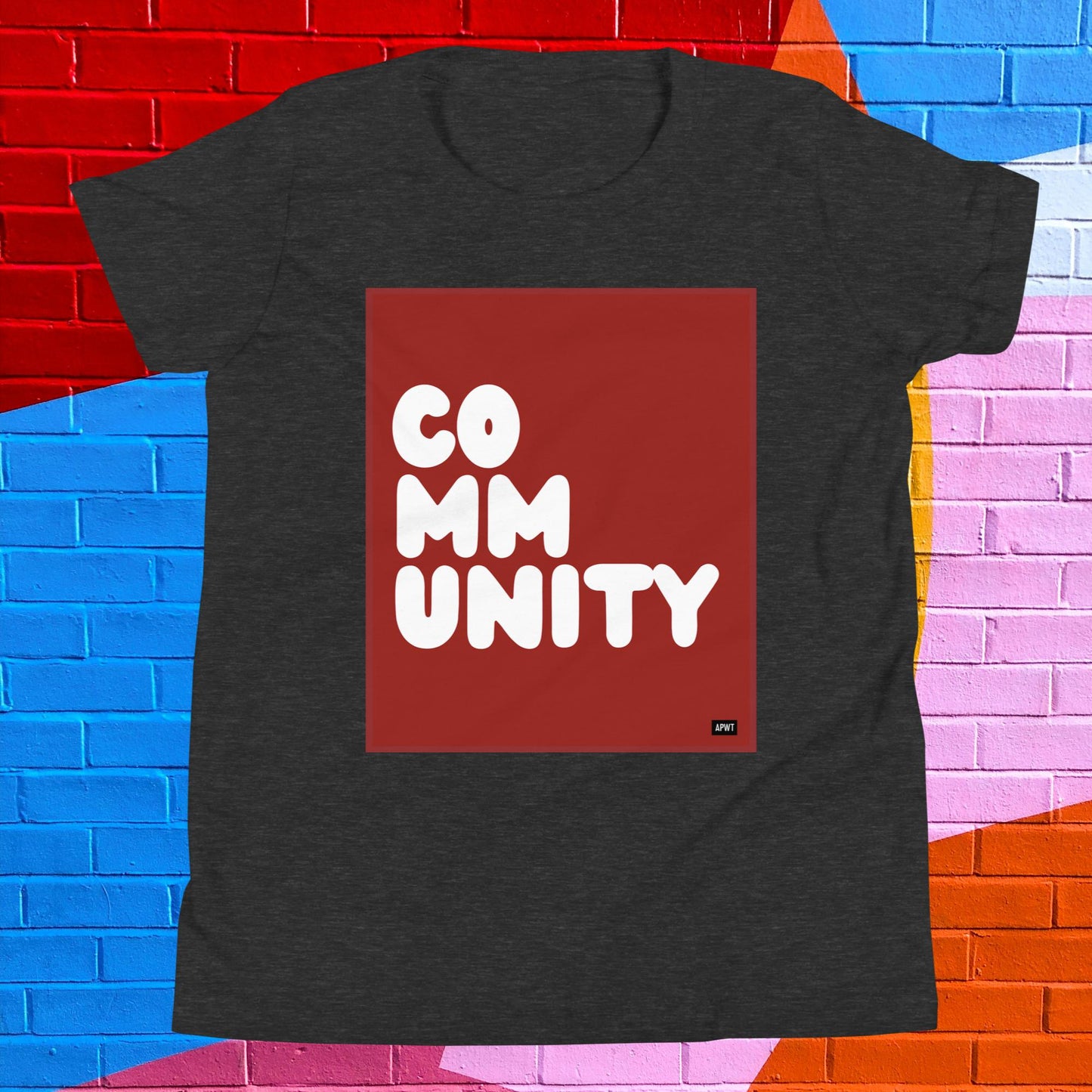 Community Kids in Apple Red Unisex T-Shirt - Available in Assorted Colors