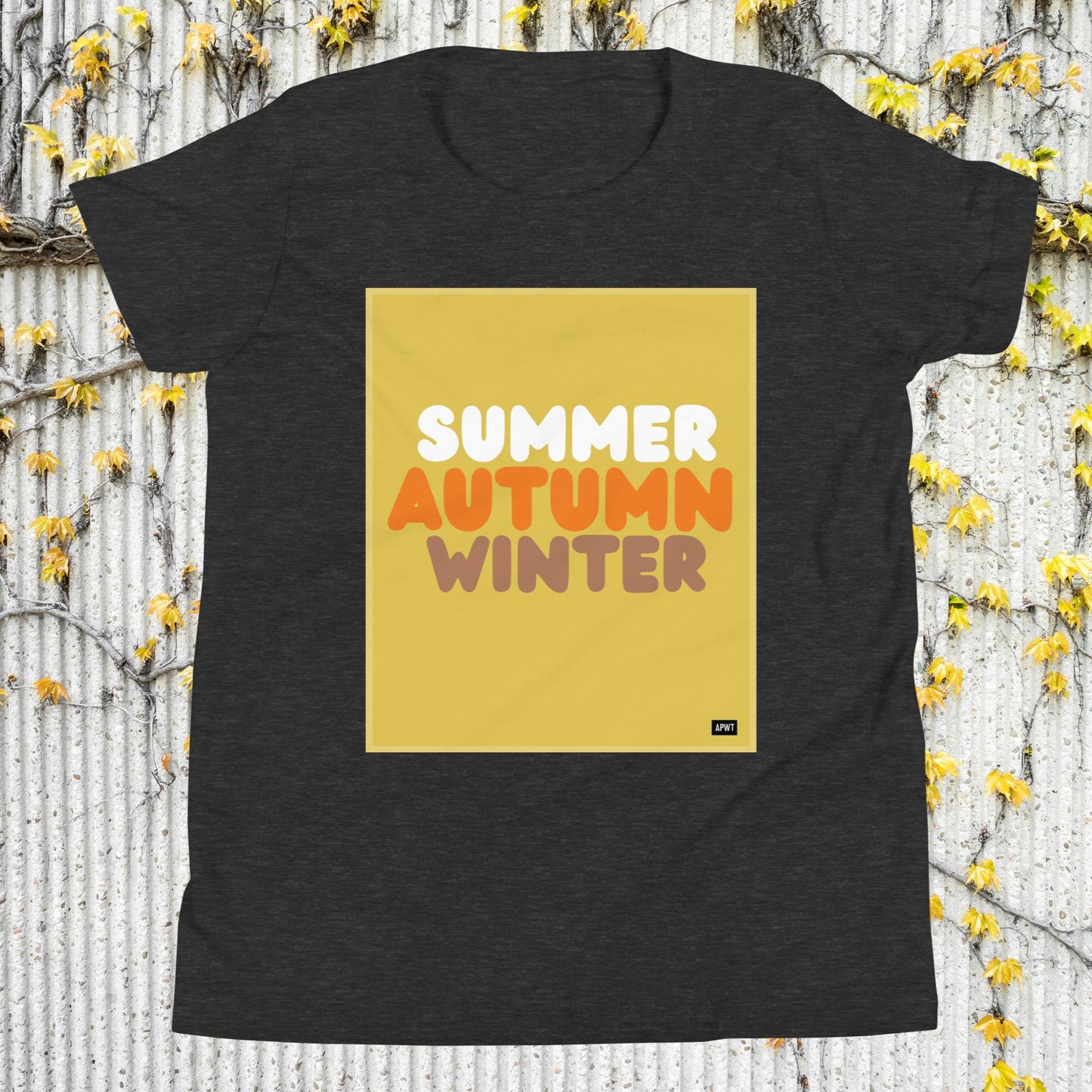 Autumn Kids in Yellow Unisex T-Shirt - Available in Assorted Colors