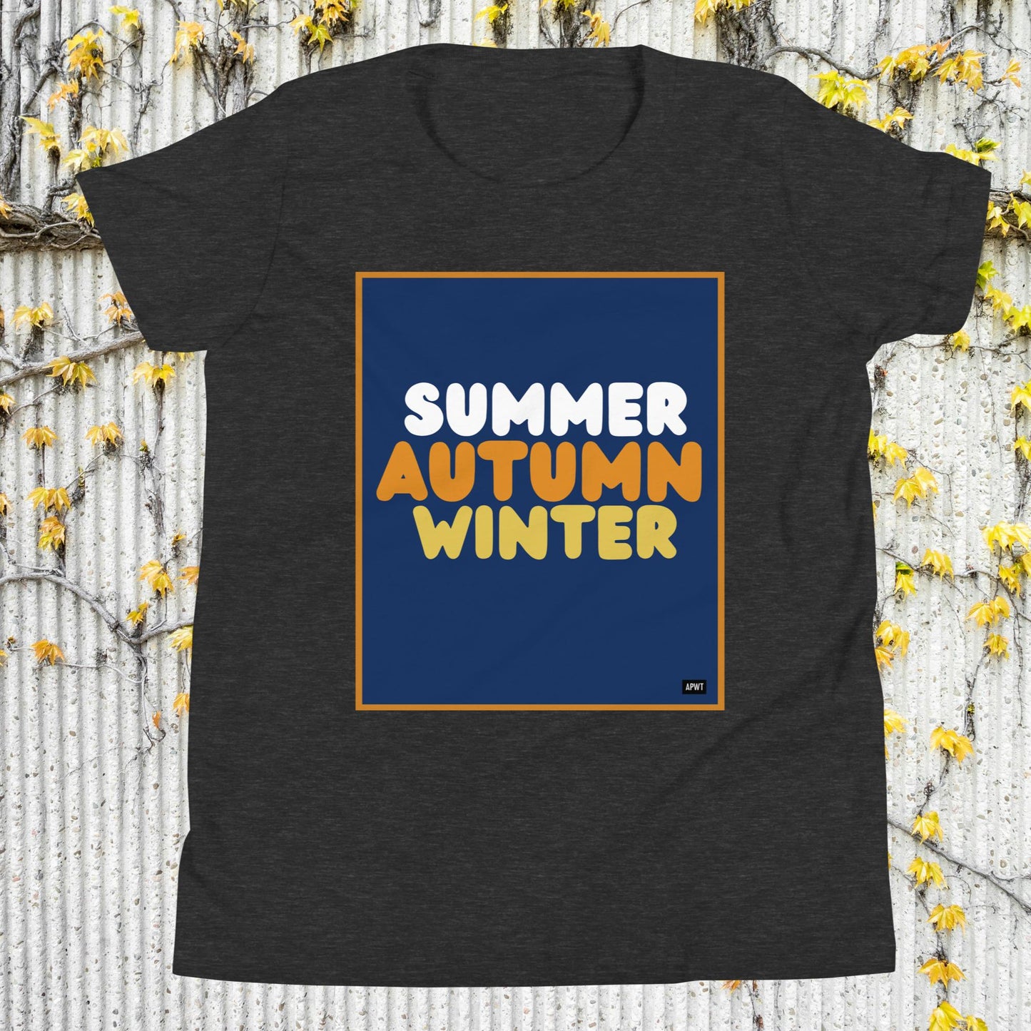 Autumn Kids in Blue Unisex T-Shirt - Available in Assorted Colors