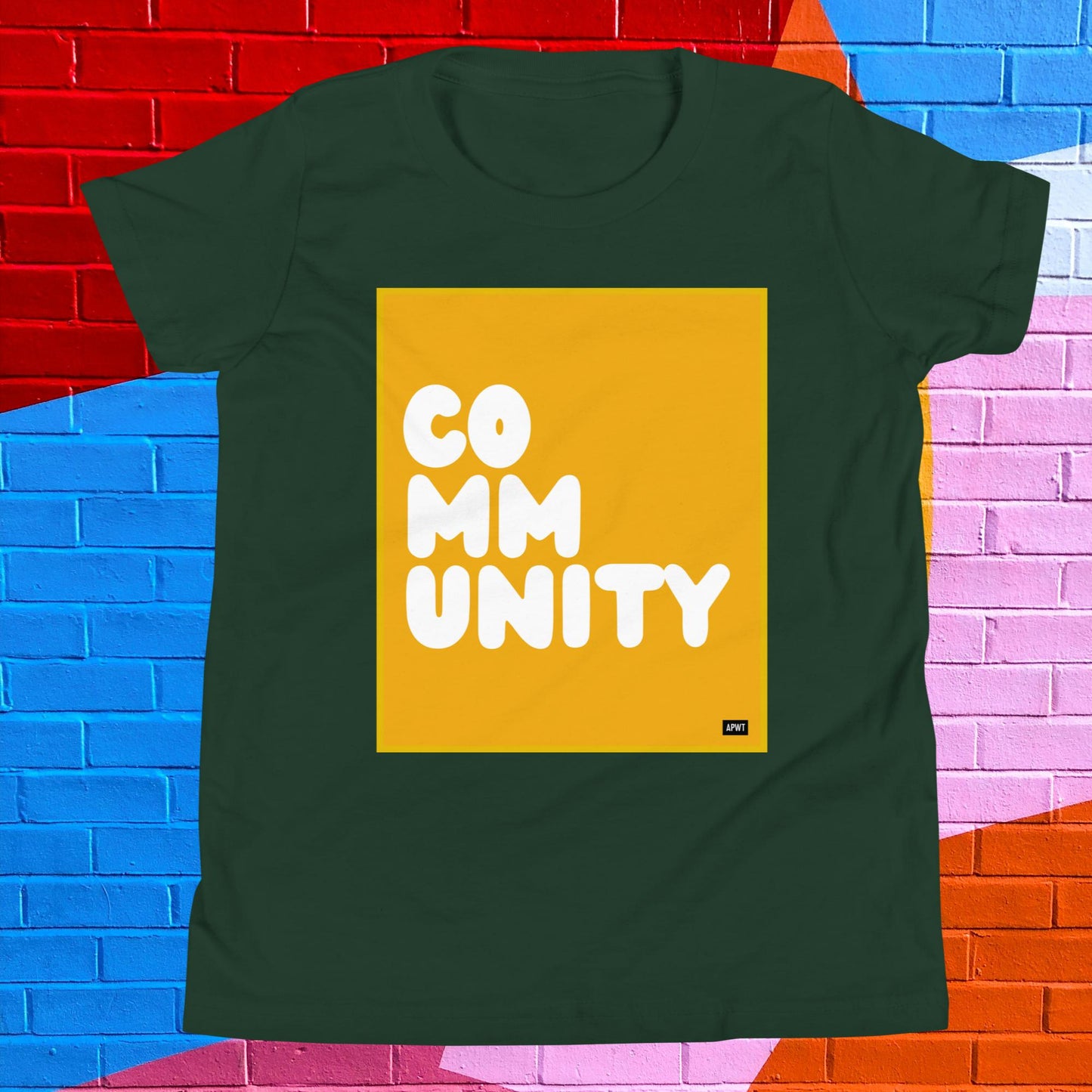 Community Kids in Autumn Leaves Unisex T-Shirt - Available in Assorted Colors