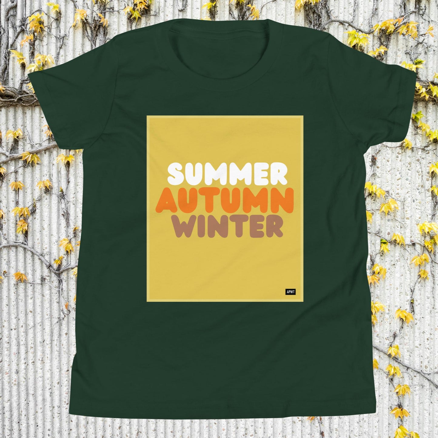 Autumn Kids in Yellow Unisex T-Shirt - Available in Assorted Colors
