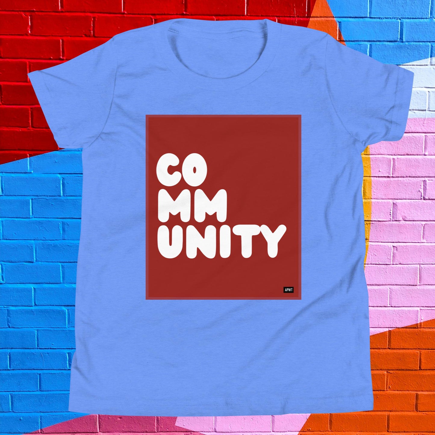 Community Kids in Apple Red Unisex T-Shirt - Available in Assorted Colors