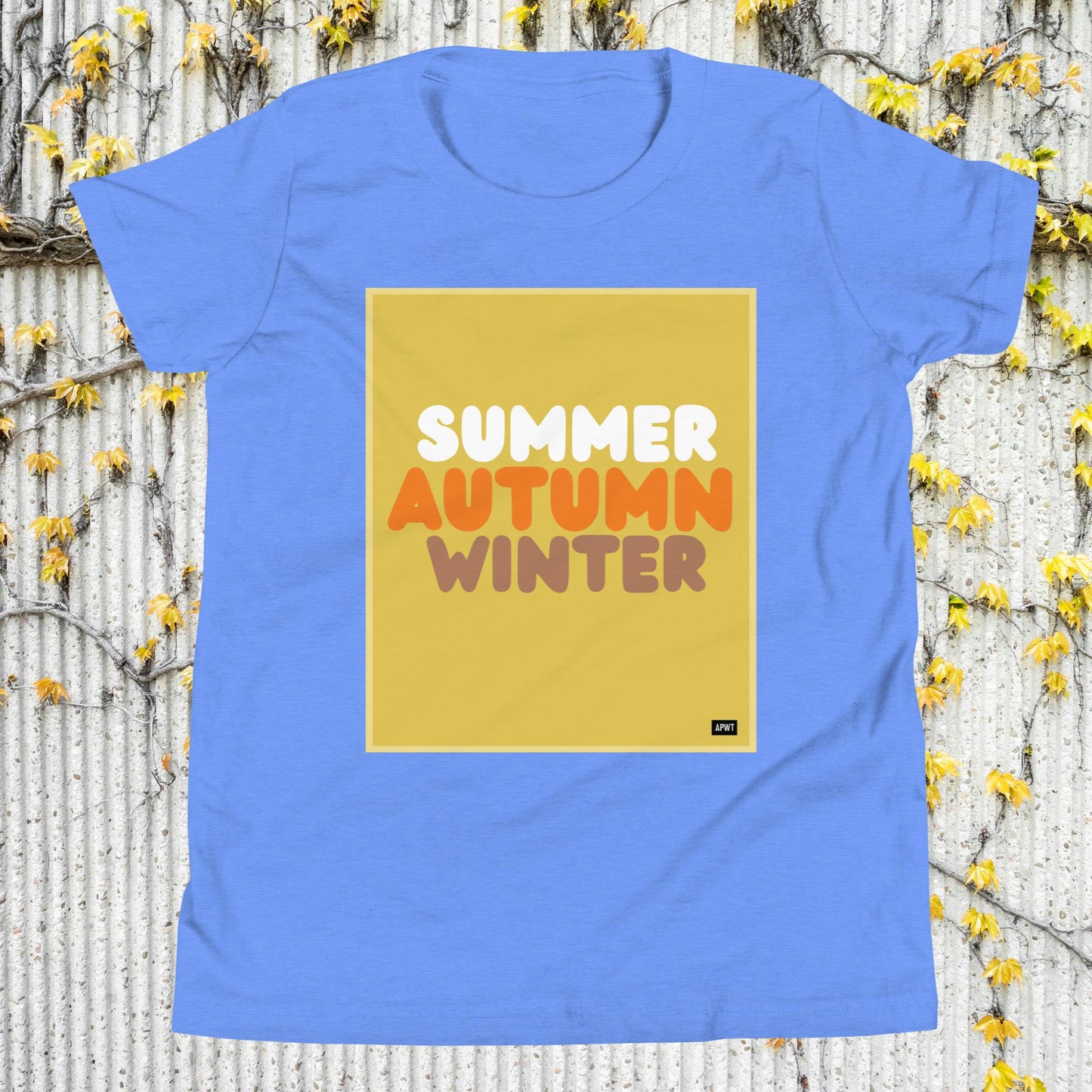 Autumn Kids in Yellow Unisex T-Shirt - Available in Assorted Colors