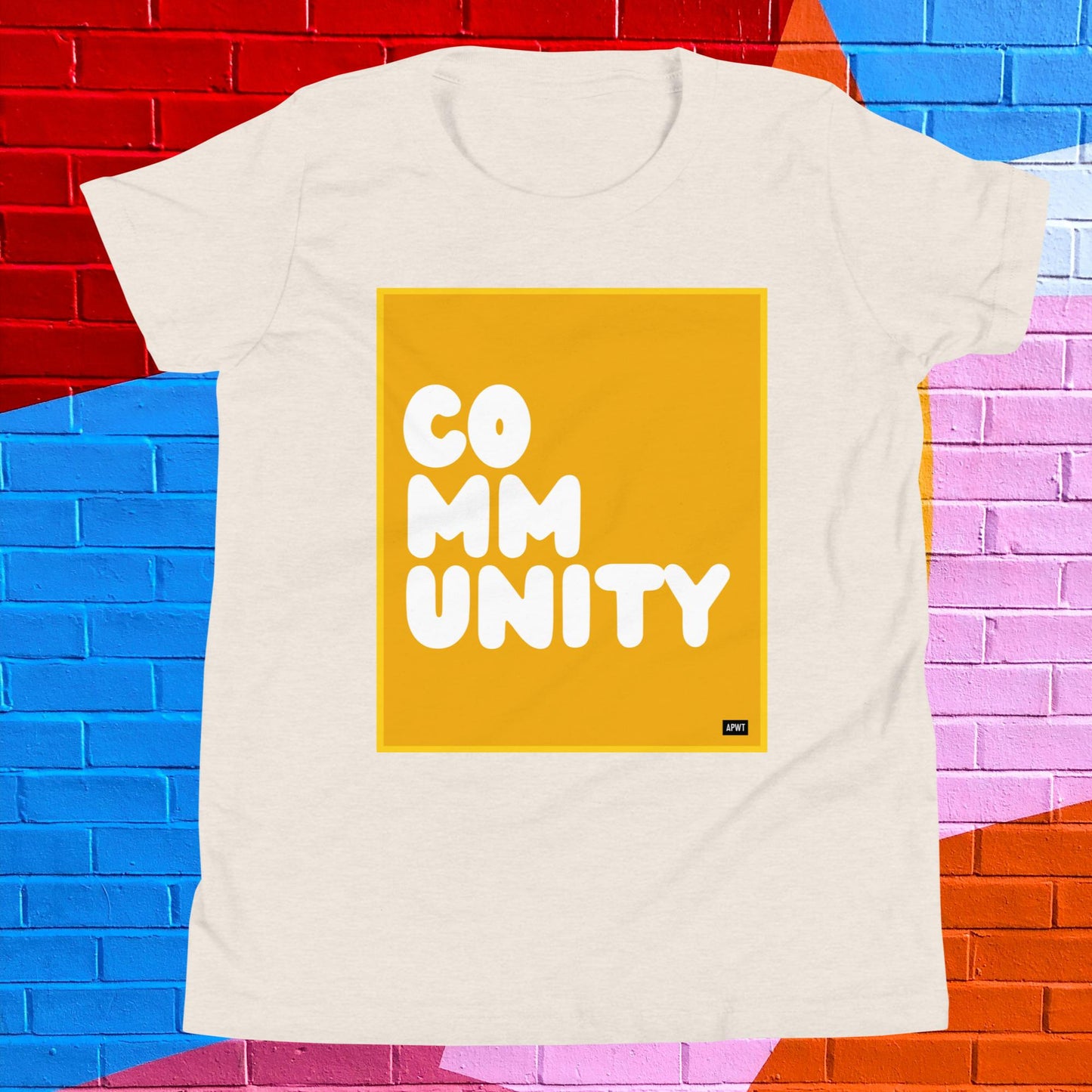Community Kids in Autumn Leaves Unisex T-Shirt - Available in Assorted Colors