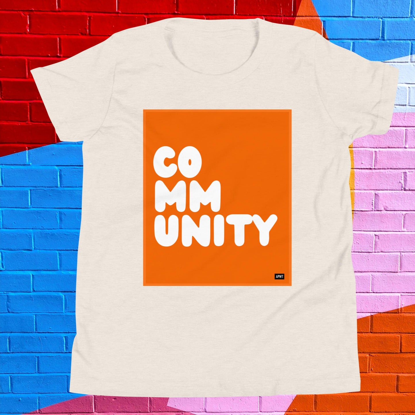 Community Kids in Pumpkin Unisex T-Shirt - Available in Assorted Colors