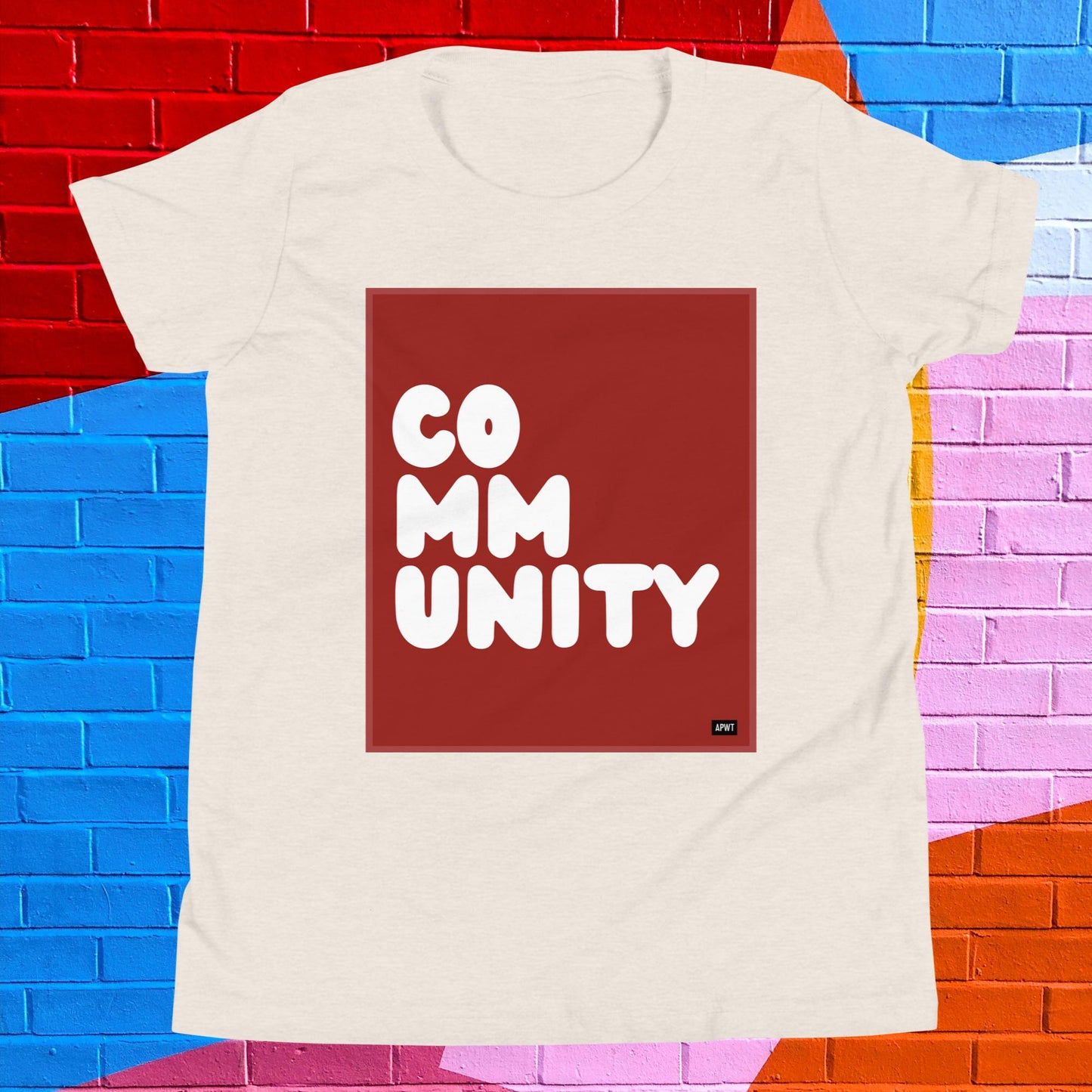 Community Kids in Apple Red Unisex T-Shirt - Available in Assorted Colors