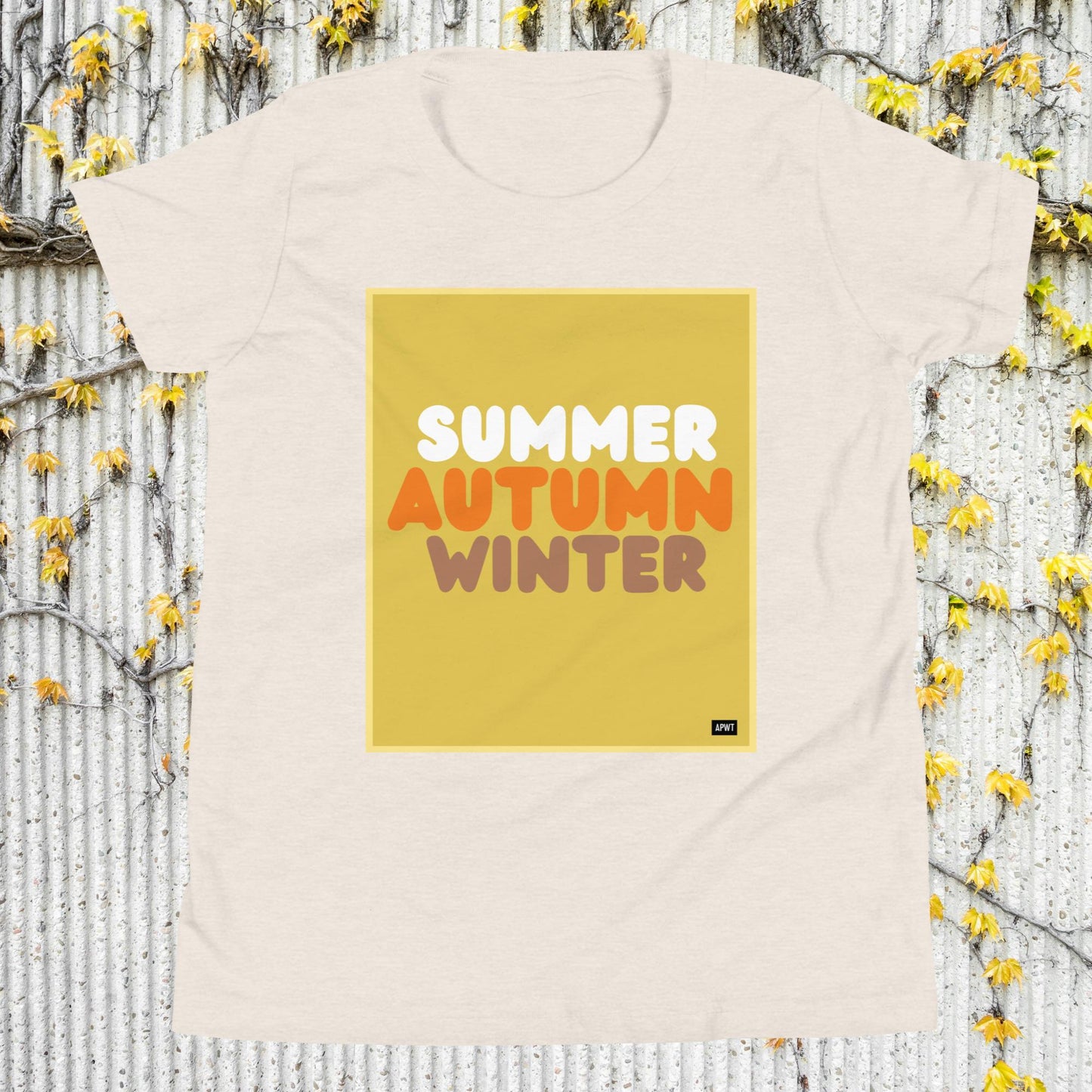 Autumn Kids in Yellow Unisex T-Shirt - Available in Assorted Colors