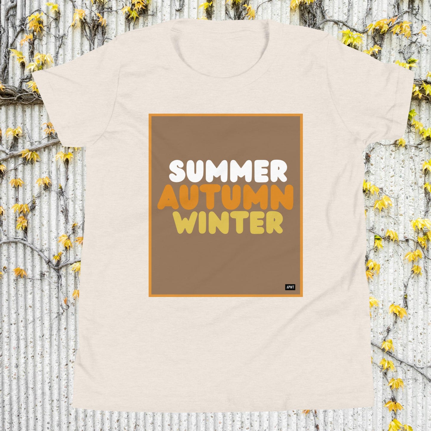 Autumn Kids in Brown Unisex T-Shirt - Available in Assorted Colors