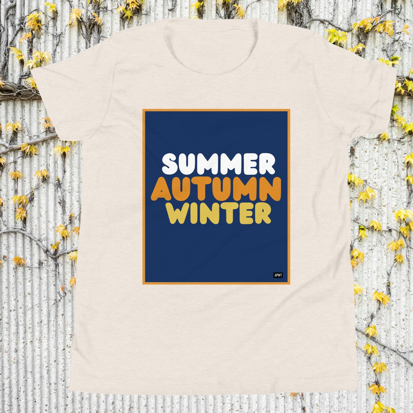 Autumn Kids in Blue Unisex T-Shirt - Available in Assorted Colors