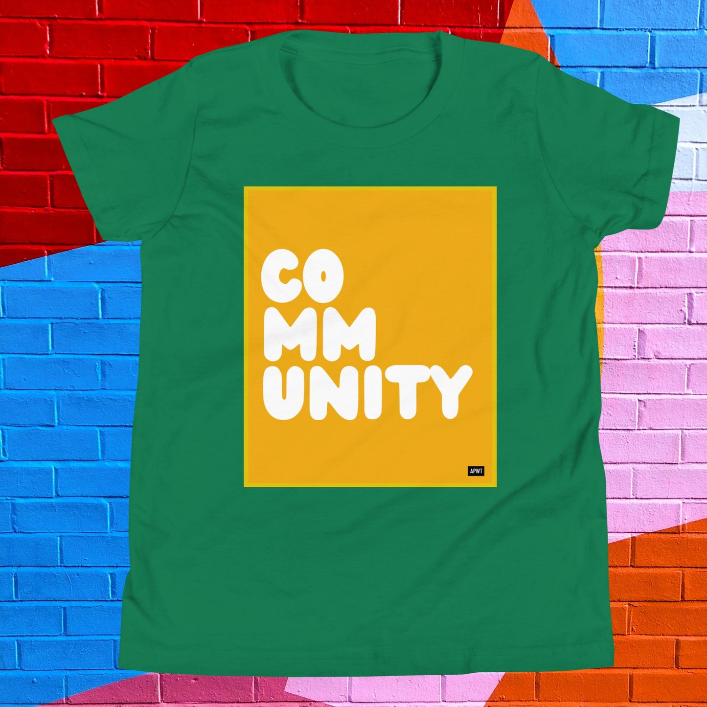 Community Kids in Autumn Leaves Unisex T-Shirt - Available in Assorted Colors