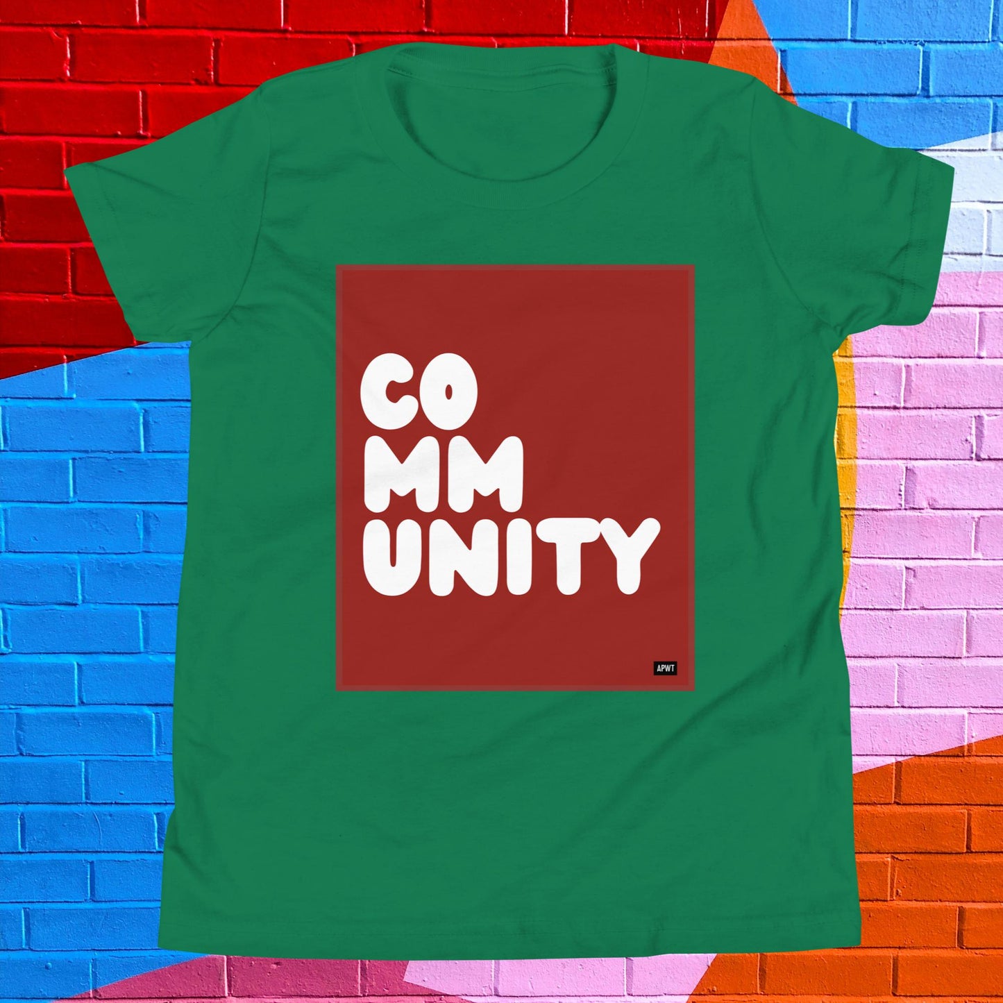 Community Kids in Apple Red Unisex T-Shirt - Available in Assorted Colors