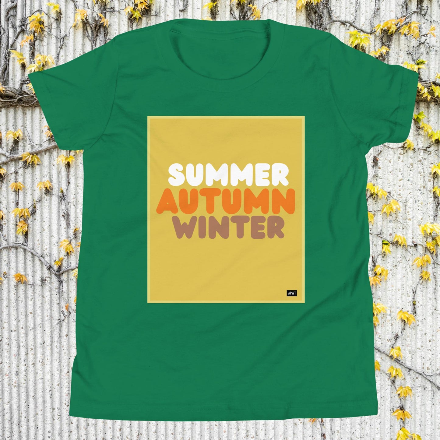 Autumn Kids in Yellow Unisex T-Shirt - Available in Assorted Colors