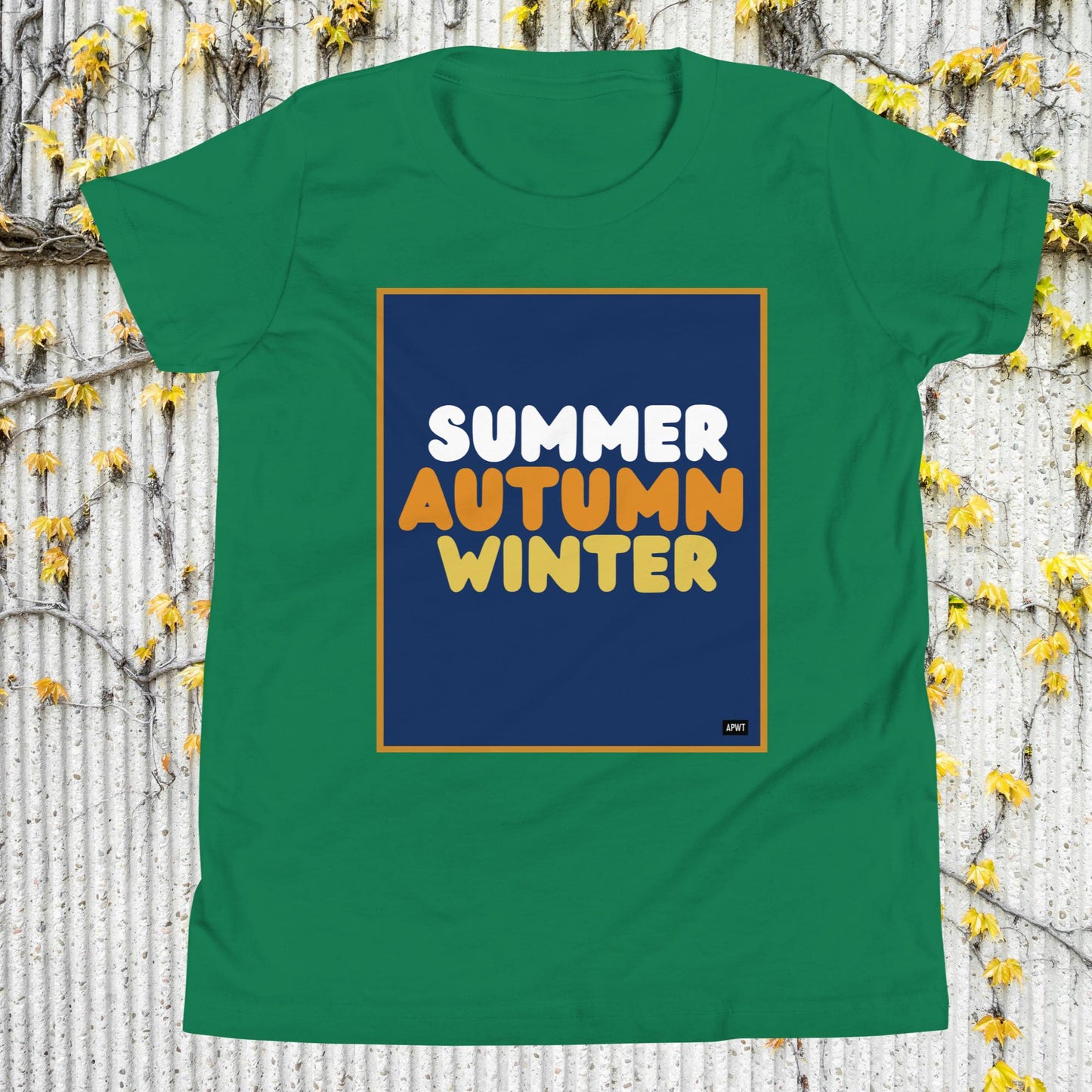 Autumn Kids in Blue Unisex T-Shirt - Available in Assorted Colors
