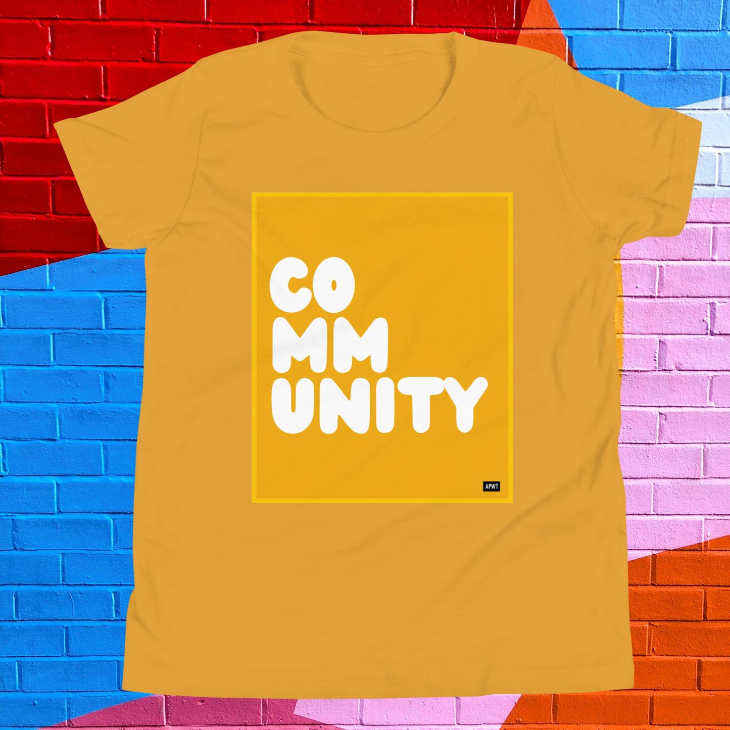 Community Kids in Autumn Leaves Unisex T-Shirt - Available in Assorted Colors