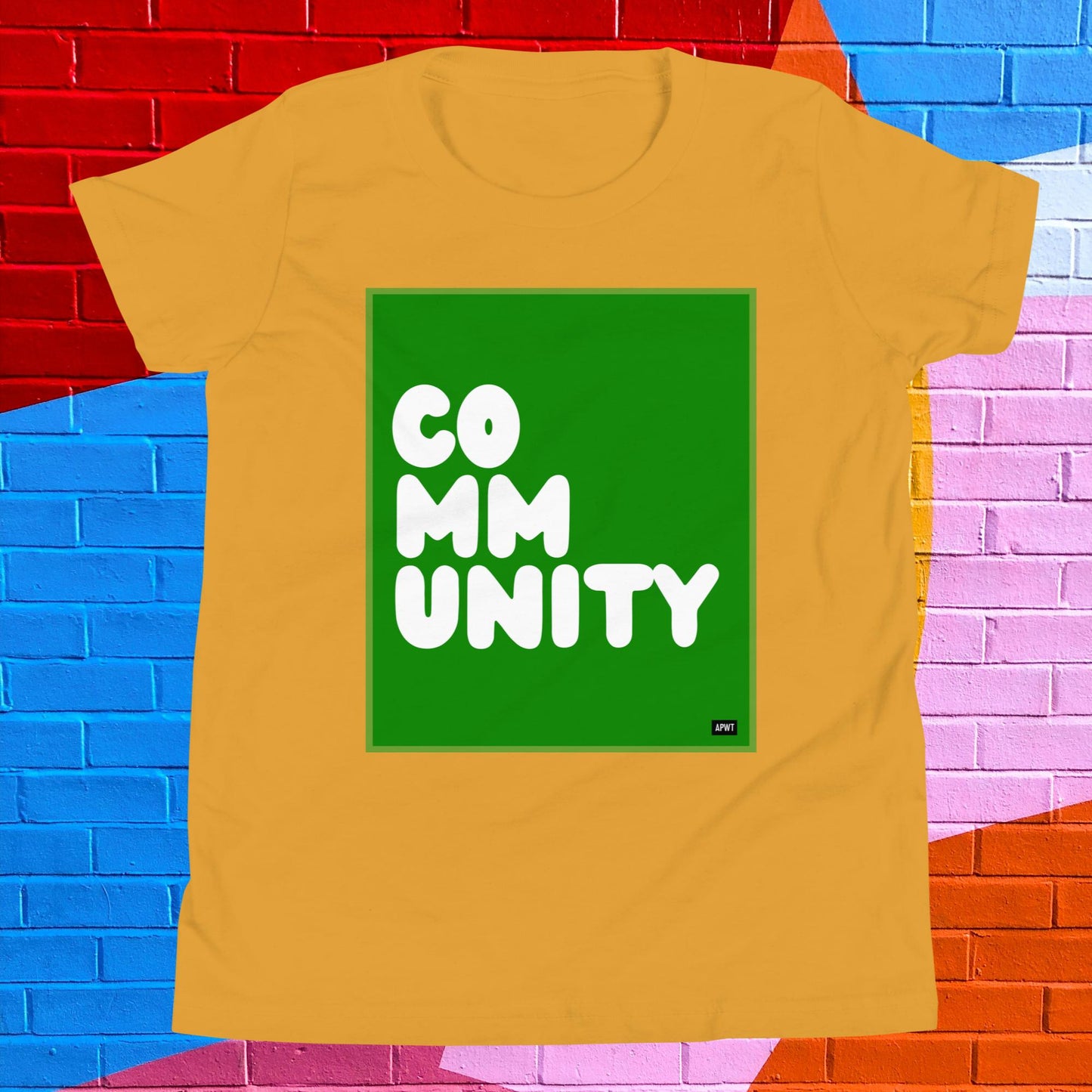 Community Kids in Broccoli Unisex T-Shirt - Available in Assorted Colors