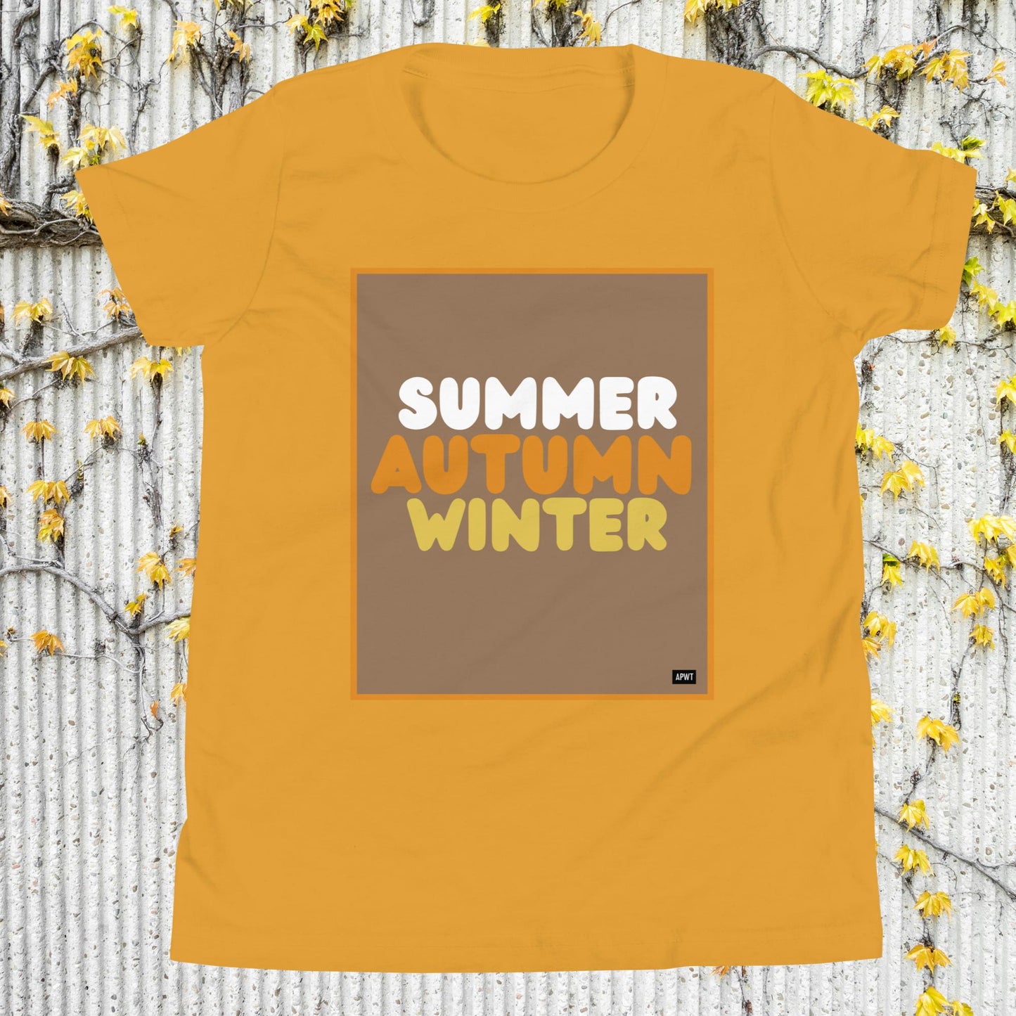 Autumn Kids in Brown Unisex T-Shirt - Available in Assorted Colors