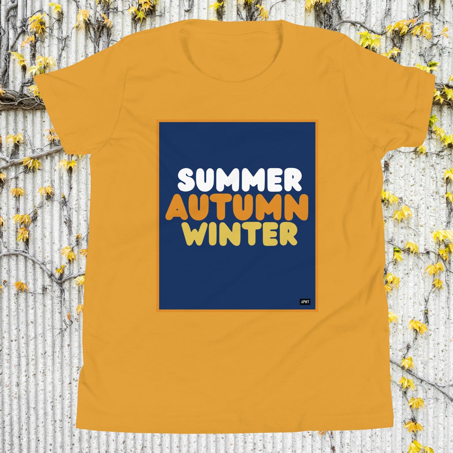 Autumn Kids in Blue Unisex T-Shirt - Available in Assorted Colors