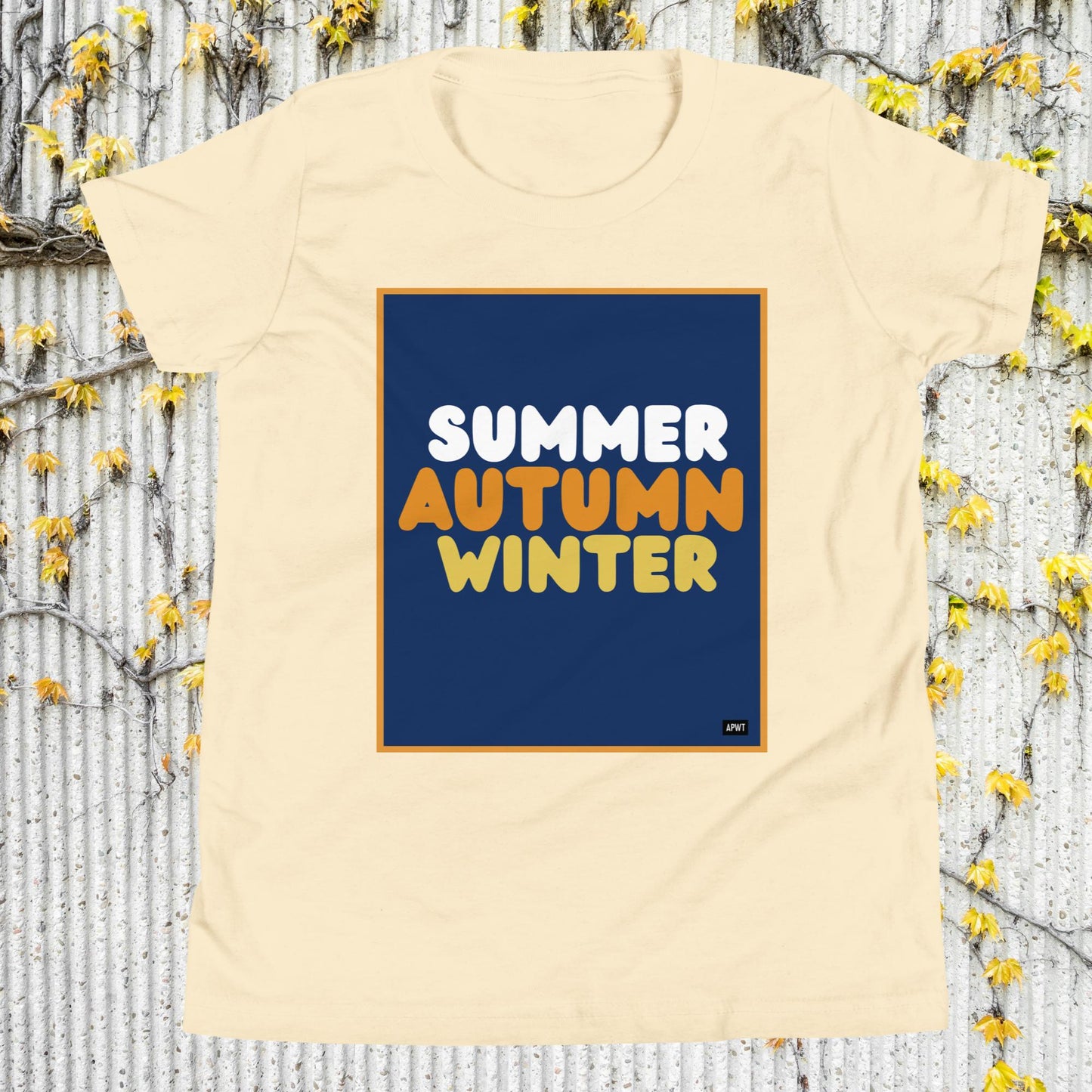 Autumn Kids in Blue Unisex T-Shirt - Available in Assorted Colors
