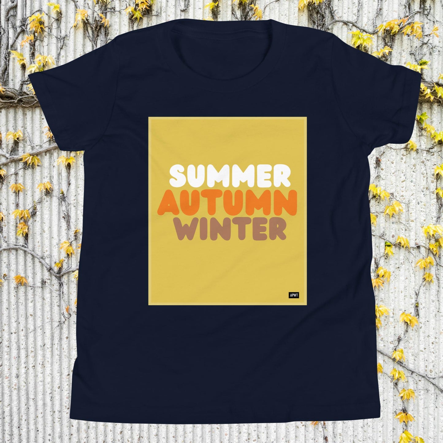 Autumn Kids in Yellow Unisex T-Shirt - Available in Assorted Colors