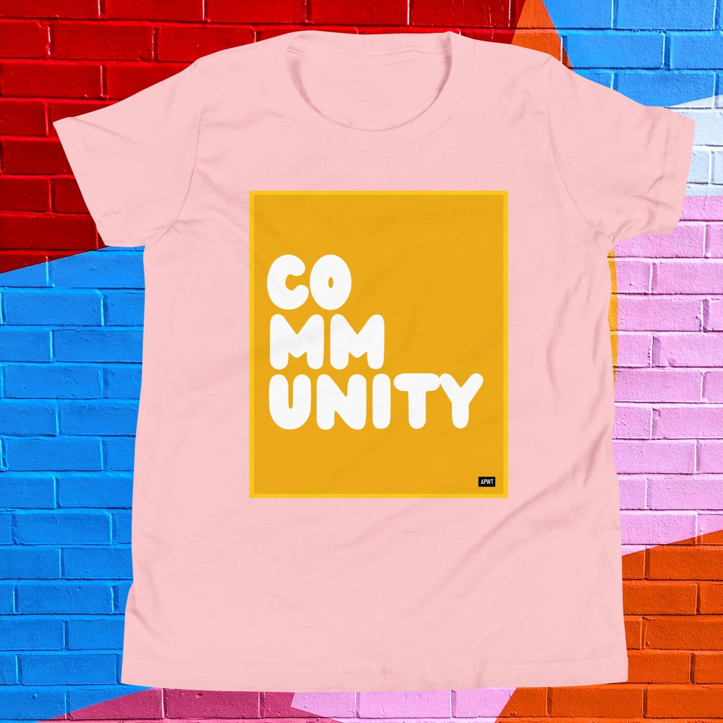 Community Kids in Autumn Leaves Unisex T-Shirt - Available in Assorted Colors