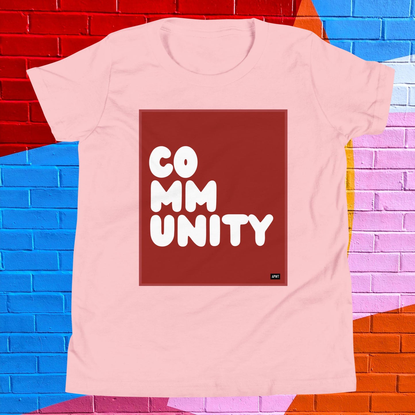 Community Kids in Apple Red Unisex T-Shirt - Available in Assorted Colors