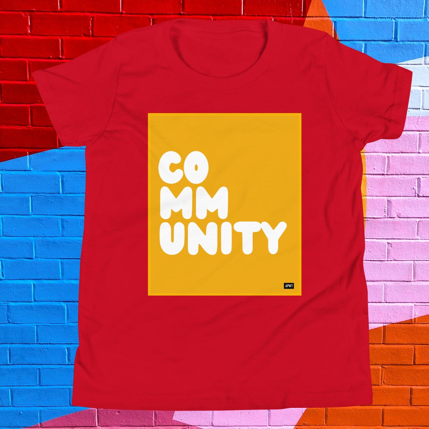 Community Kids in Autumn Leaves Unisex T-Shirt - Available in Assorted Colors
