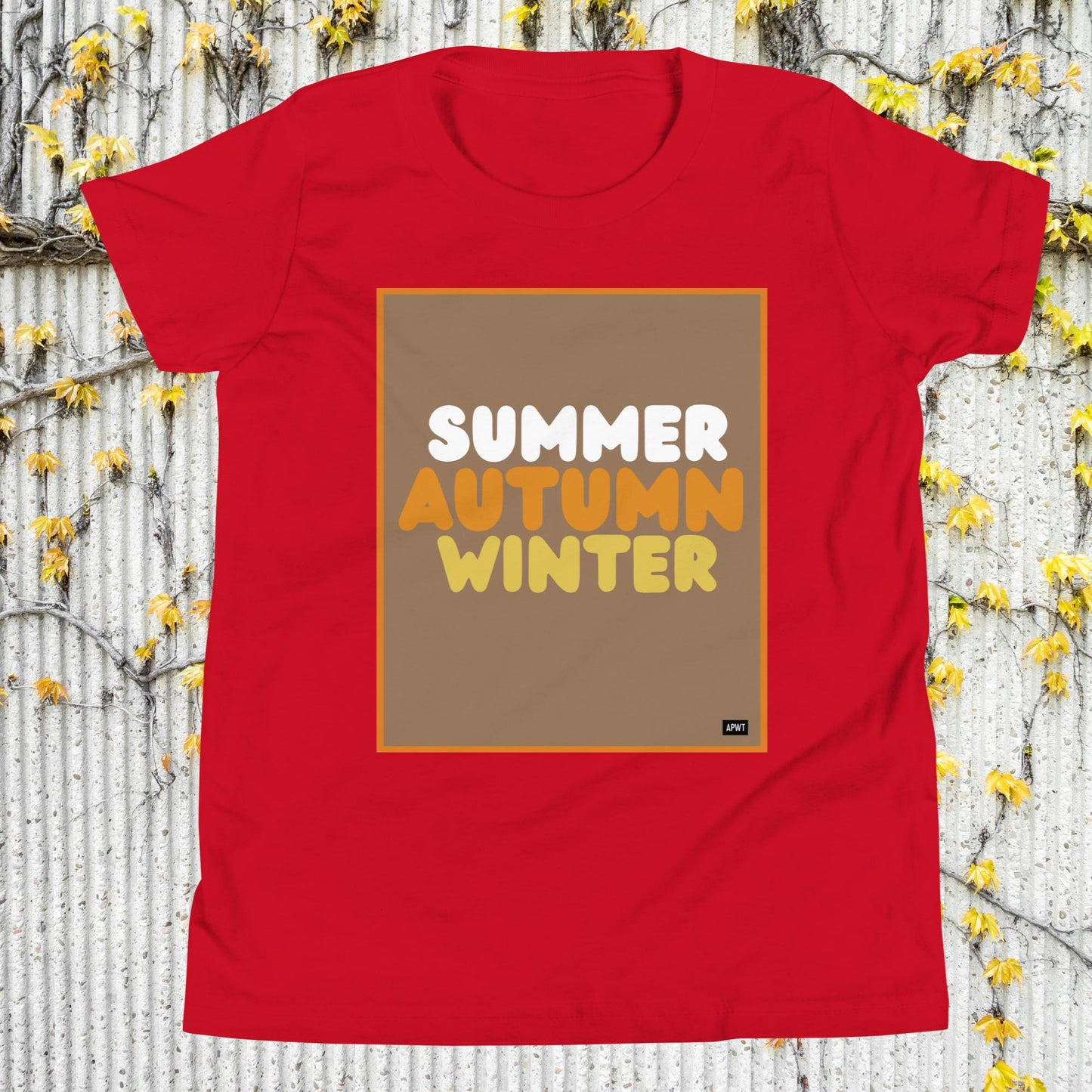 Autumn Kids in Brown Unisex T-Shirt - Available in Assorted Colors