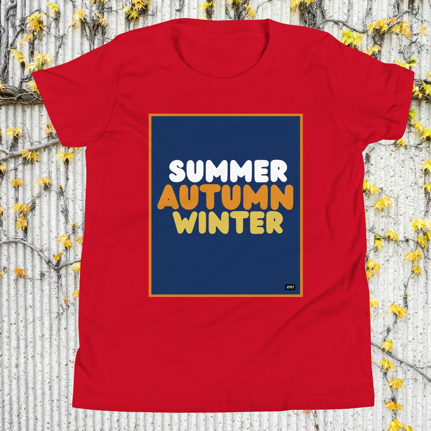 Autumn Kids in Blue Unisex T-Shirt - Available in Assorted Colors