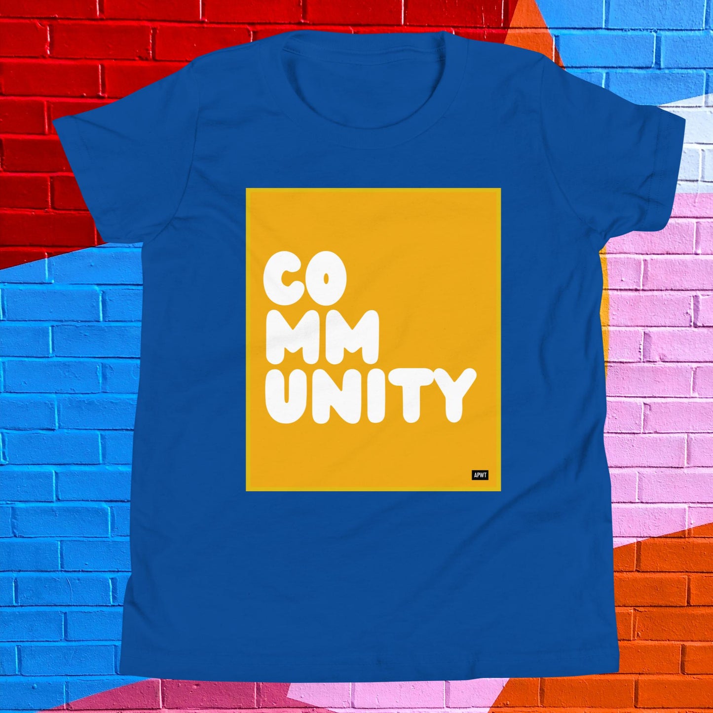 Community Kids in Autumn Leaves Unisex T-Shirt - Available in Assorted Colors