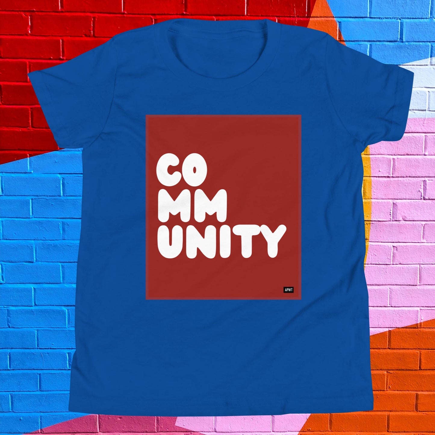 Community Kids in Apple Red Unisex T-Shirt - Available in Assorted Colors