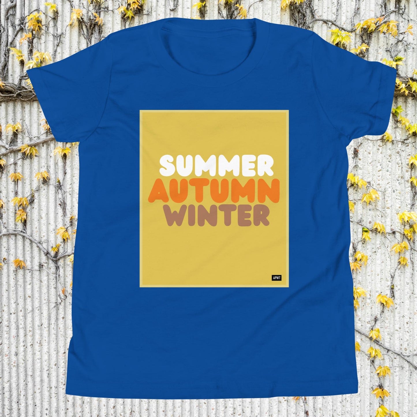 Autumn Kids in Yellow Unisex T-Shirt - Available in Assorted Colors