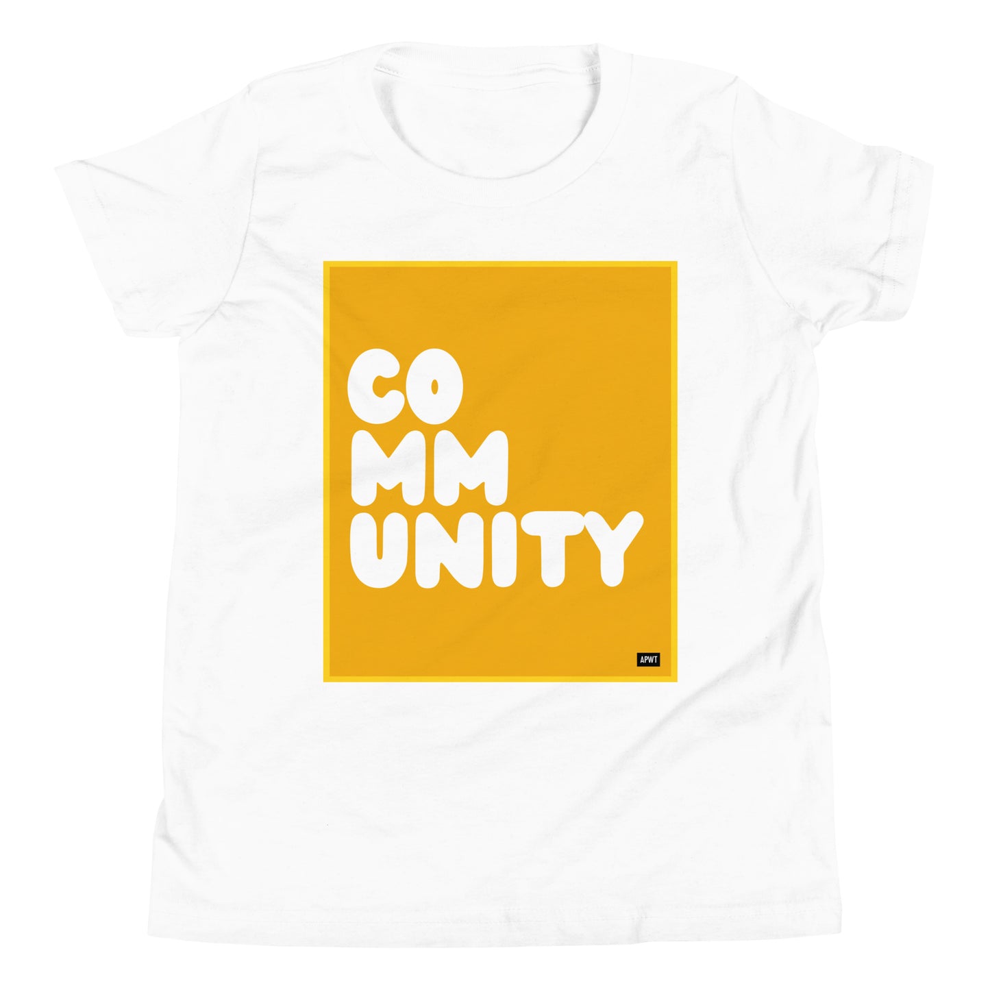 Community Kids in Autumn Leaves Unisex T-Shirt - The APWT Gift Shop