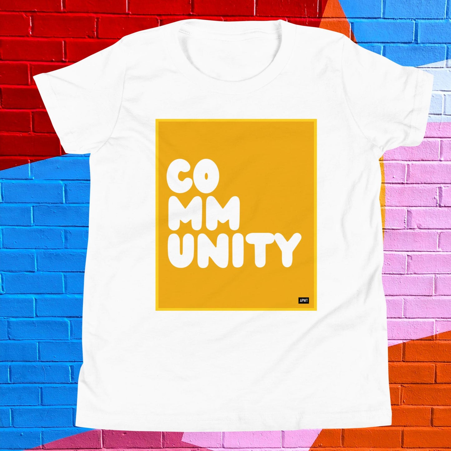 Community Kids in Autumn Leaves Unisex T-Shirt - Available in Assorted Colors