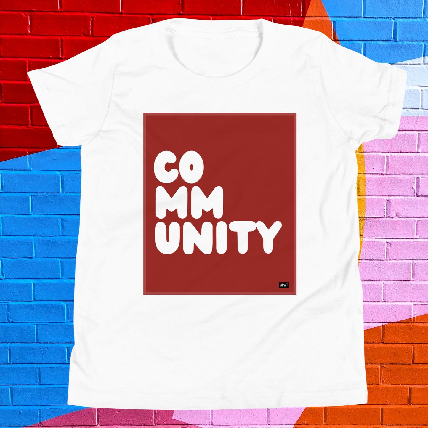 Community Kids in Apple Red Unisex T-Shirt - Available in Assorted Colors