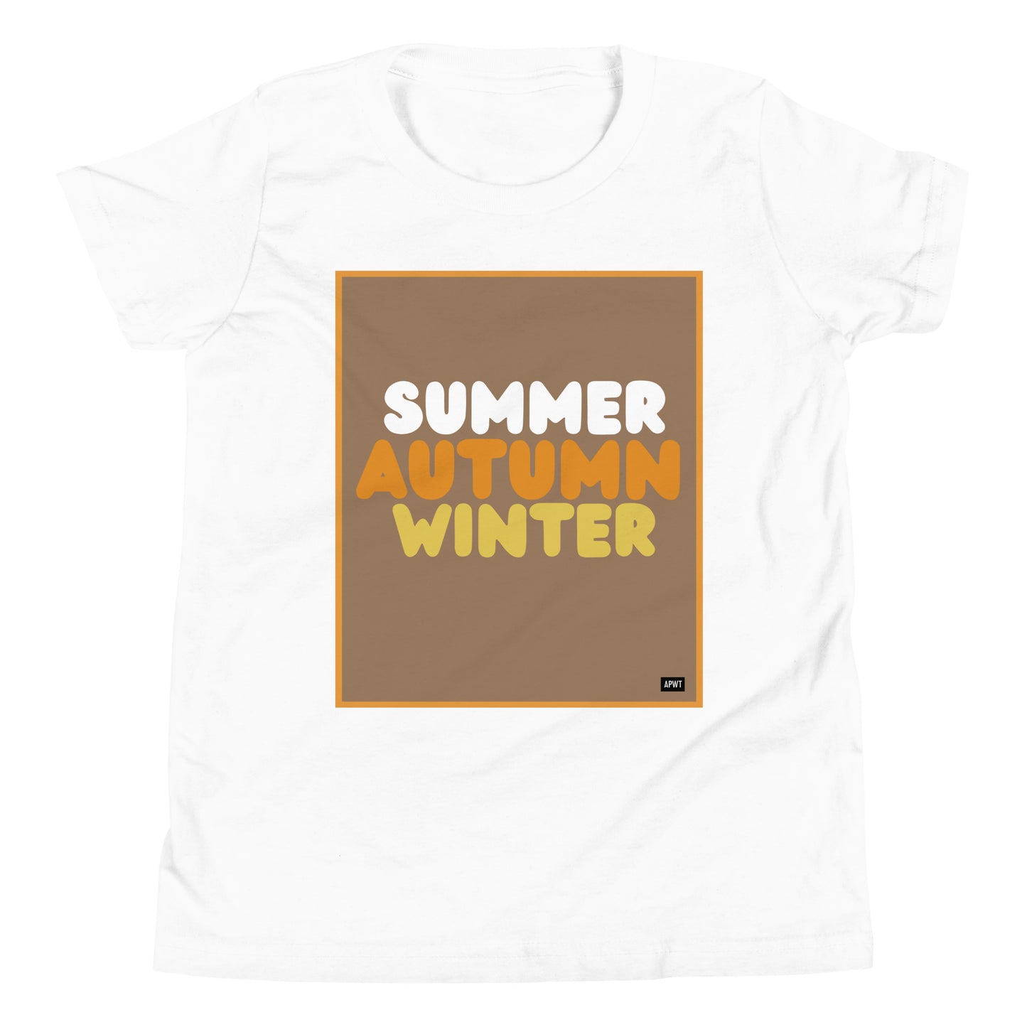 Autumn Kids in Brown Unisex T-Shirt - The APWT Gift Shop