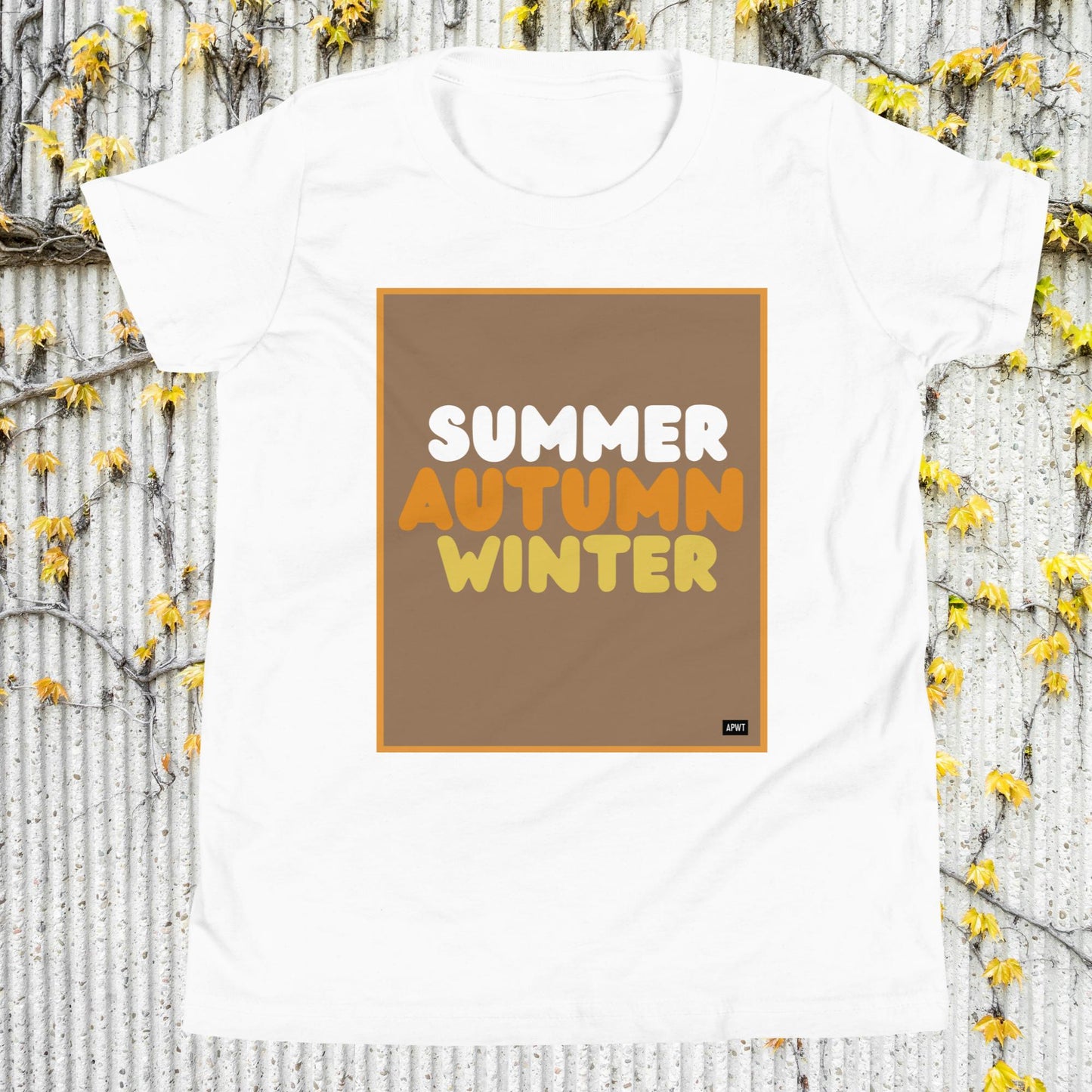 Autumn Kids in Brown Unisex T-Shirt - Available in Assorted Colors