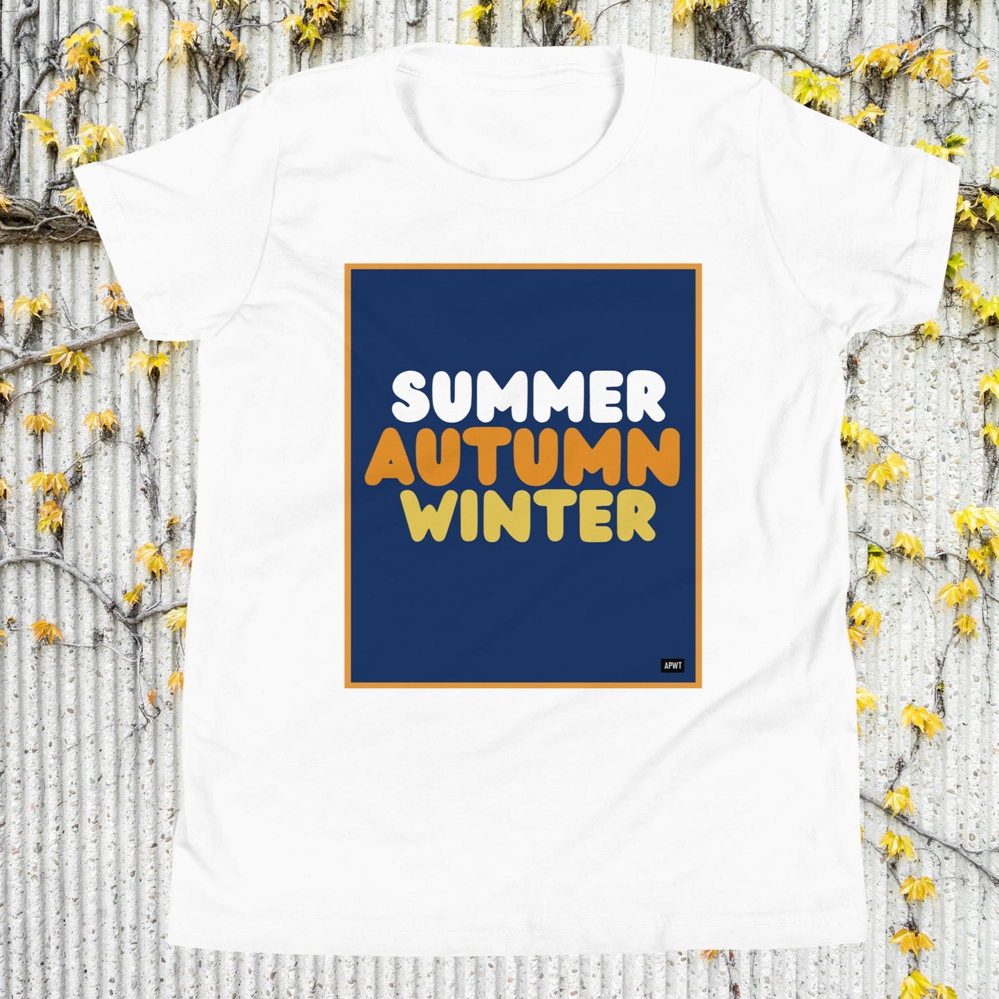 Autumn Kids in Blue Unisex T-Shirt - Available in Assorted Colors