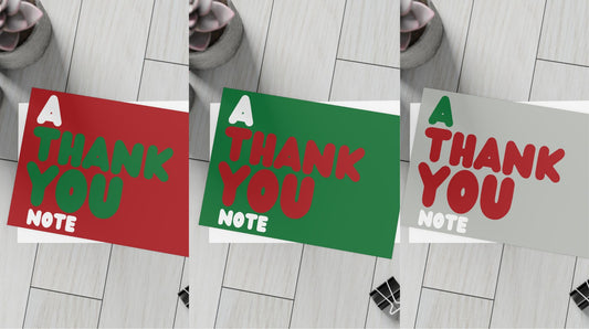 Holiday Thank You Notes Now Available in the Shop!