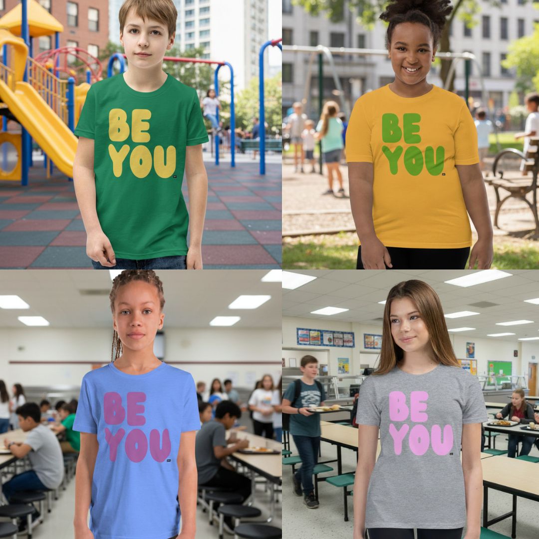 New Be You Kids Unisex T-Shirts in the Shop!