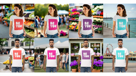 The Be You Collection's Spring/Summer Phase 2 Men's and Women's T-Shirts