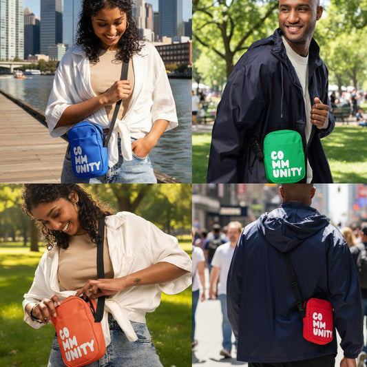 New Community Small Crossbody Bags in the Shop!