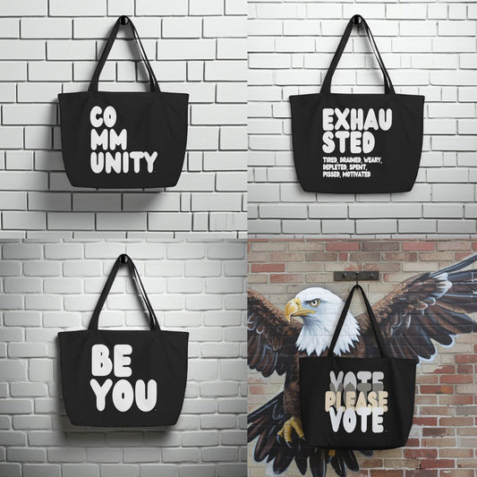 Black Jumbo Tote Bags now in the APWT Gift Shop!