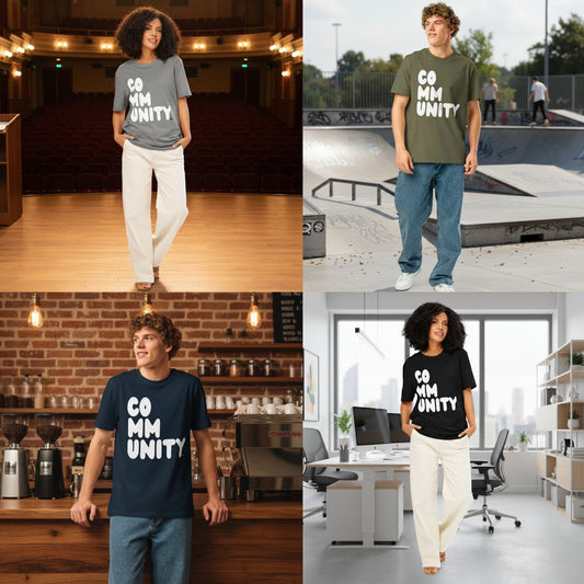 More Community Premium Unisex T-Shirts in the Shop!